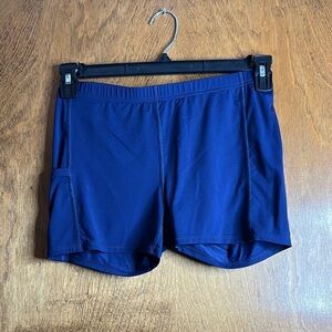 Lilly Pulitzer Luxletic Navy Blue Athletic Shorts Size S - EUC